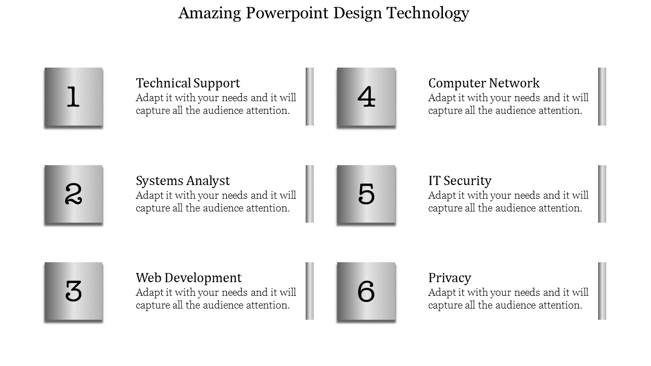 Free - Creative PowerPoint Design Technology Template